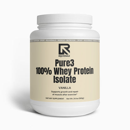 Pure3 100% Whey Protein Isolate (Vanilla)