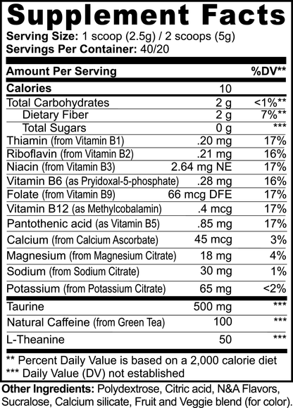 Energy Powder (Lychee Splash Energy)