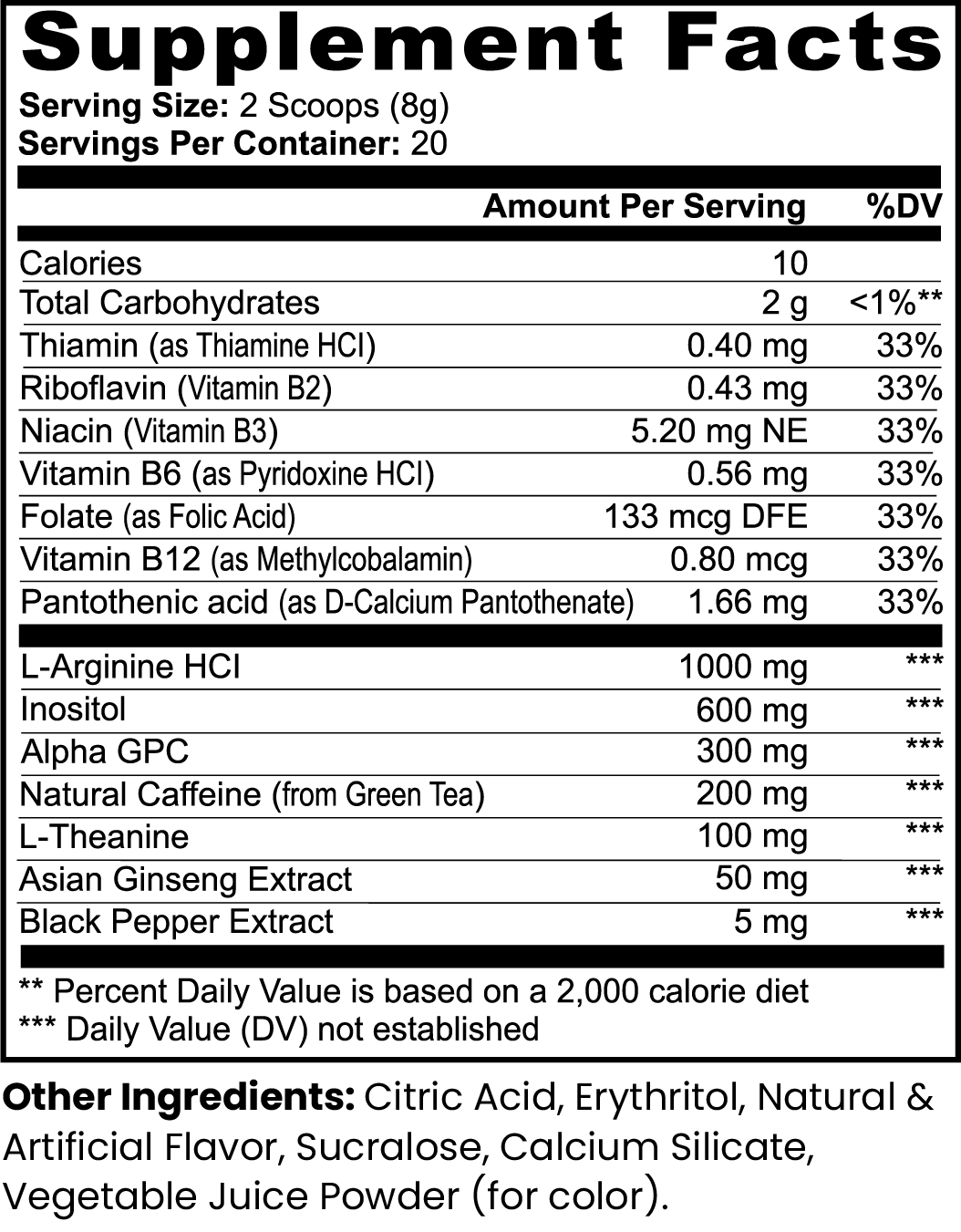 Focus Powder (Sour Candy)