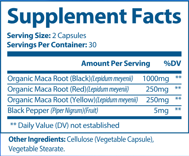 Maca Plus (Included in the Bundle)