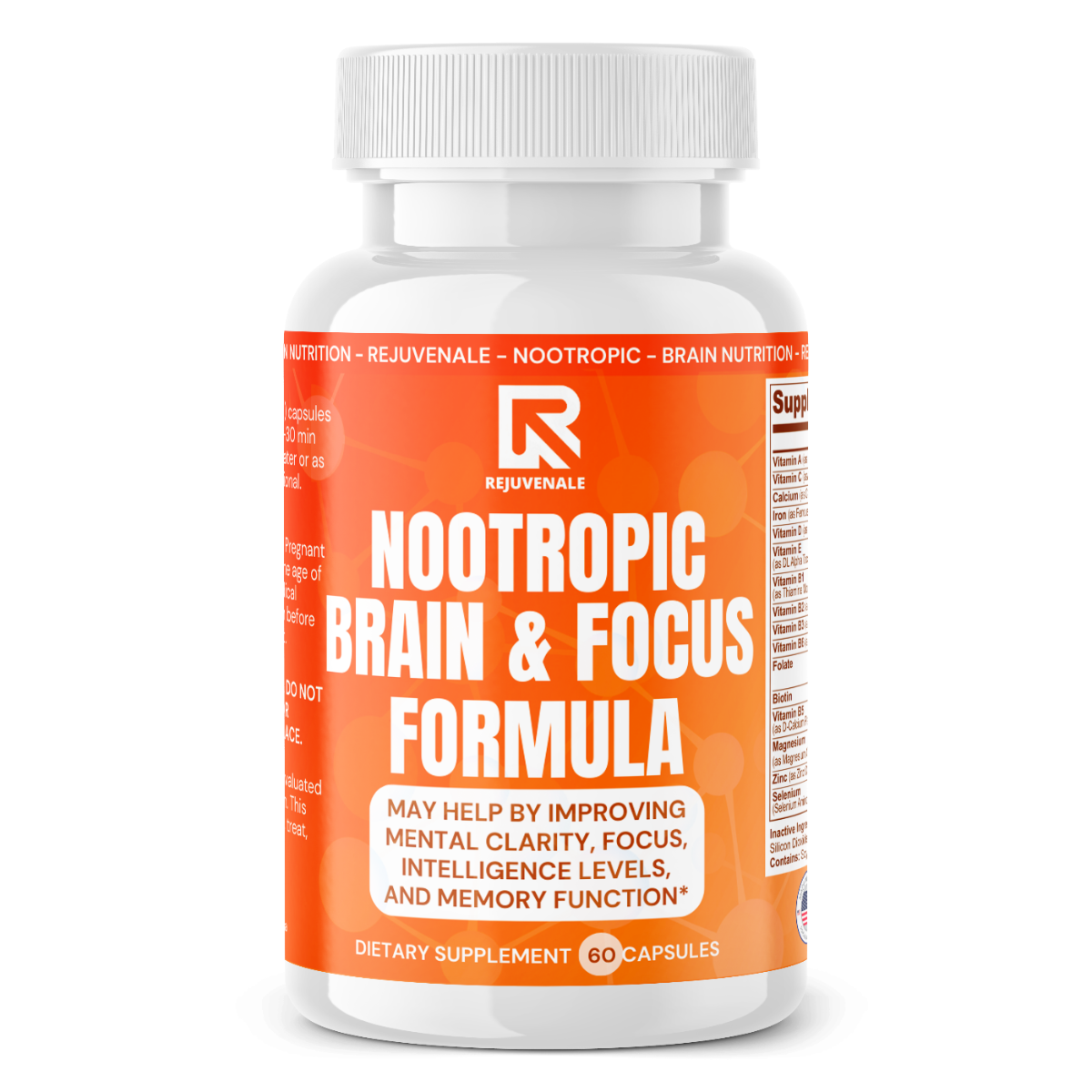 Nootropic Brain & Focus Formula (Included in Bundle)